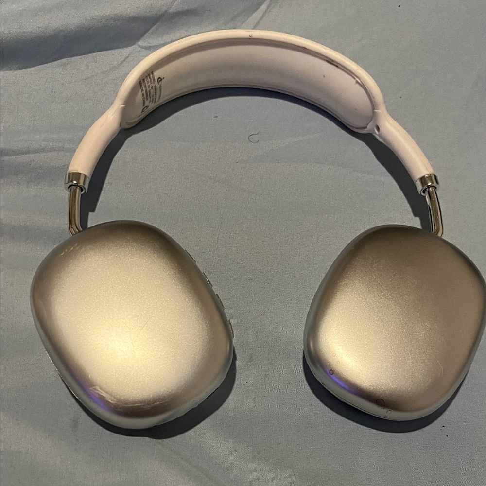 Blue tooth Silver Over-Ear Headphones